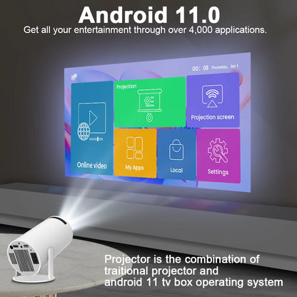 Proyector Magcubic Viral HY300 Pro 4K Wifi-Android 11-Bluetooth-Cine Portátil 260 ANSI