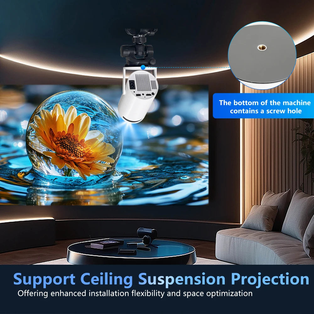 Proyector Magcubic Viral HY300 Pro 4K Wifi-Android 11-Bluetooth-Cine Portátil 260 ANSI